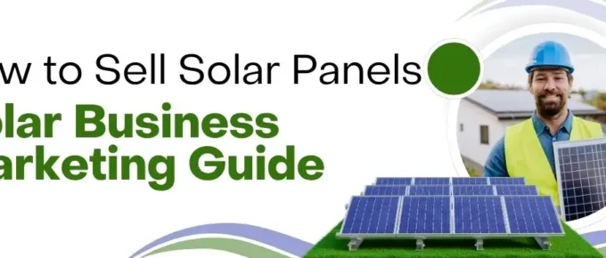 how to sell solar panels